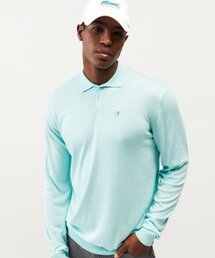 MAYOL（マイヨール）の「MYL刺繍長袖カラーニット_ミント（ニット/セーター）」