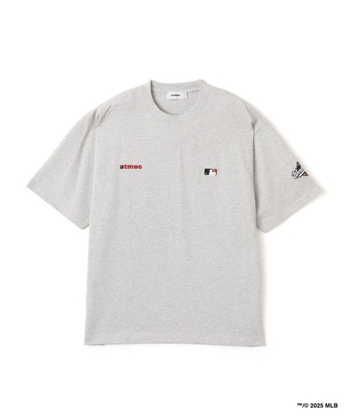 MLB(メジャーリーグベースボール)の「atmos x MLB SS T-shirt / アトモス x MLB Tシャツ【SP】(Tシャツ/カットソー・メンズ・ブラック/デザートカモ/ネイビー/グレー・L/M/XXL/XL)」の2枚目の写真