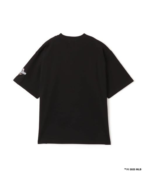 MLB(メジャーリーグベースボール)の「atmos x MLB SS T-shirt / アトモス x MLB Tシャツ【SP】(Tシャツ/カットソー・メンズ・ブラック/デザートカモ/ネイビー/グレー・L/M/XXL/XL)」の8枚目の写真