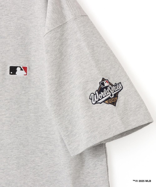 MLB(メジャーリーグベースボール)の「atmos x MLB SS T-shirt / アトモス x MLB Tシャツ【SP】(Tシャツ/カットソー・メンズ・ブラック/デザートカモ/ネイビー/グレー・L/M/XXL/XL)」の14枚目の写真