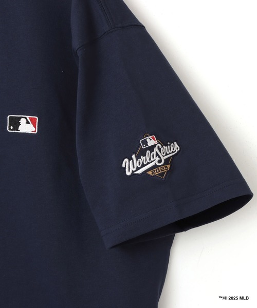 MLB(メジャーリーグベースボール)の「atmos x MLB SS T-shirt / アトモス x MLB Tシャツ【SP】(Tシャツ/カットソー・メンズ・ブラック/デザートカモ/ネイビー/グレー・L/M/XXL/XL)」の18枚目の写真