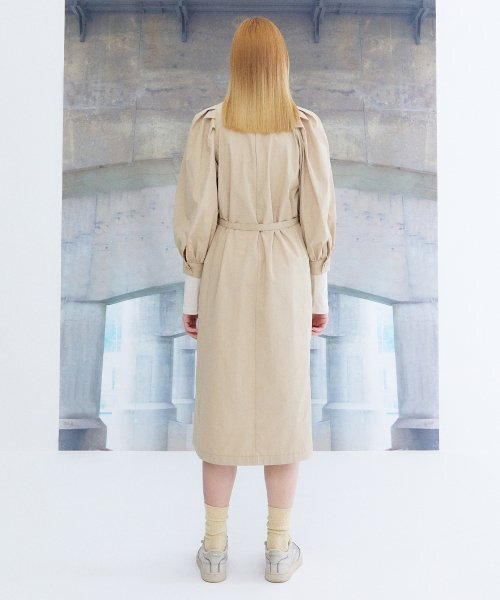 the studio kの「パフボリュームスリーブワンピース_ベージュ(ワンピース・レディース・その他・FREE)」の4枚目の写真
