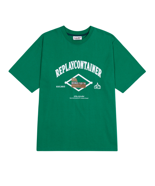 replaycontainer(リプレイコンテナ)の「RC シティロゴTシャツ ROME (グリーン)(Tシャツ/カットソー・レディース・その他・FREE)」の2枚目の写真