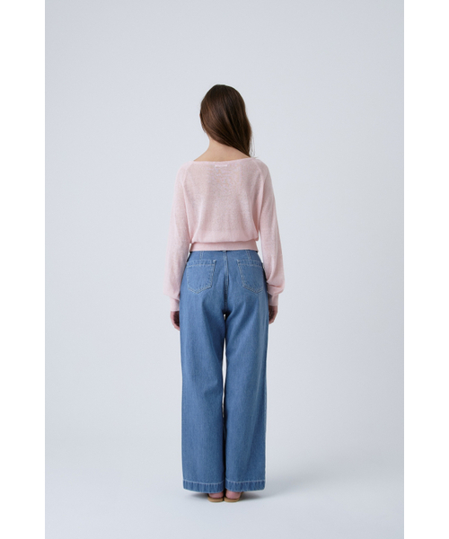 MAGNET ARCHIVE(マグネット アーカイブ)の「Summer Wide Flare Denim (Blue)(デニムパンツ・レディース・その他・SMALL/MEDIUM)」の3枚目の写真