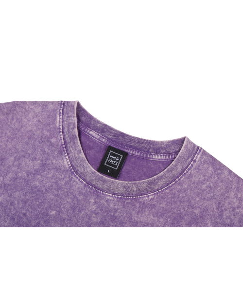 PHILIPPAKER(フィリップペイカー)の「ビエムシーミニバスクレヨン半袖Tシャツピグメントヴィンテージパープル(Tシャツ/カットソー・メンズ・その他・MEDIUM/LARGE/X-LARGE)」の5枚目の写真
