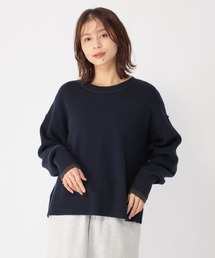 studio CLIP | 12ゲージ配色レイヤープルオーバー(ニット/セーター)