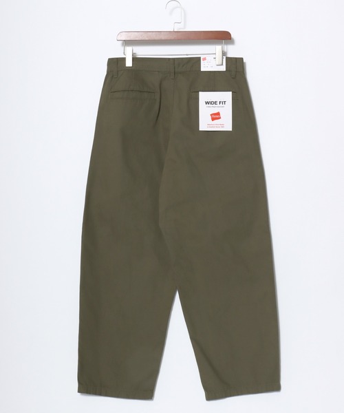 HANES(ヘインズ)の「Hanes/へインズ WIDE FIT CHINO PANTS/ワイドフィット ストレート ノータック チノパンツ/レディース メンズ(チノパンツ・メンズ・ブラック/ベージュ/カーキ・LL/S/M/L)」の21枚目の写真