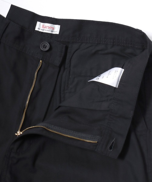 HANES(ヘインズ)の「Hanes/へインズ WIDE FIT CHINO PANTS/ワイドフィット ストレート ノータック チノパンツ/レディース メンズ(チノパンツ・メンズ・ブラック/ベージュ/カーキ・LL/S/M/L)」の15枚目の写真