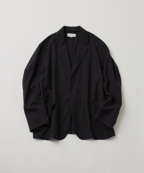 FOLL / フォル】washed wool cotton daily jacket（テーラード