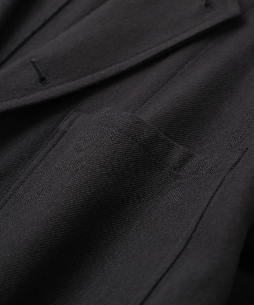 UNFOLLOW(アンフォロー)の「【FOLL / フォル】washed wool cotton daily jacket(テーラードジャケット・メンズ・グレー・3/2)」の4枚目の写真