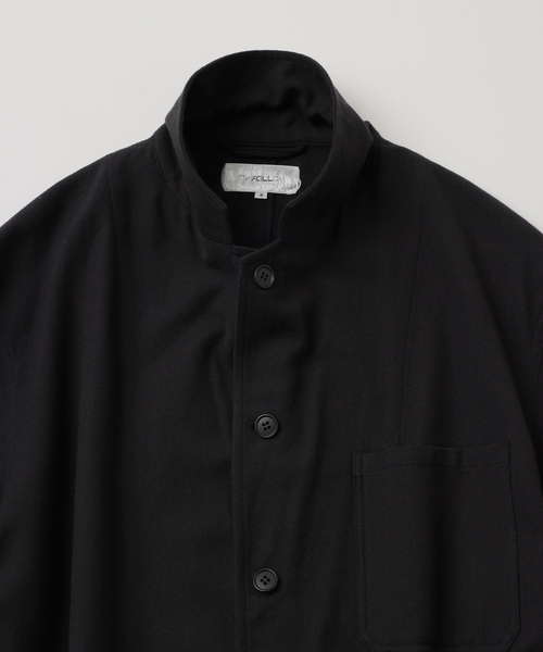 FOLL / フォル】washed wool cotton daily jacket（テーラード