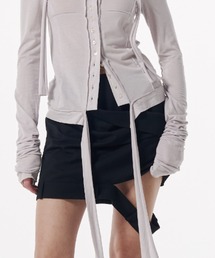 JOSE MOON | LOW WEST CUTTING MINI SKIRT/ローウエストカッティングミニスカート(スカート)