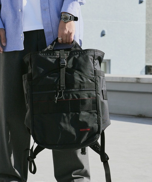 BRIEFING（ブリーフィング）の「BRIEFING/ブリーフィング GYM PACK MW GENⅡ リップストップナイロン メンズ バックパック 2026年 夏 夏服（バックパック/リュック・メンズ・ブラック・FREE）」の10枚目の写真