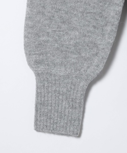 JEANASIS（ジーナシス）の「【選べる着丈】7Gアルパカブレンドポロニット/638829（ニット/セーター・レディース・ライトブルー/グレー/ブラック系その他/ピンクベージュ・MEDIUM/LARGE）」の17枚目の写真