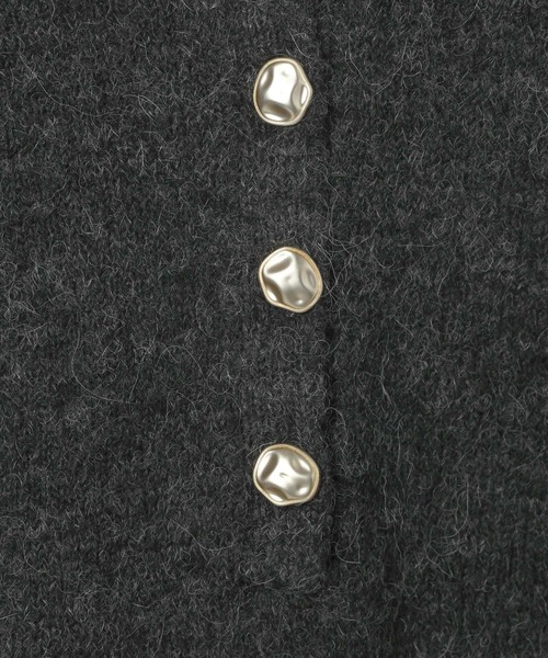 JEANASIS（ジーナシス）の「【選べる着丈】7Gアルパカブレンドポロニット/638829（ニット/セーター・レディース・ライトブルー/グレー/ブラック系その他/ピンクベージュ・MEDIUM/LARGE）」の22枚目の写真