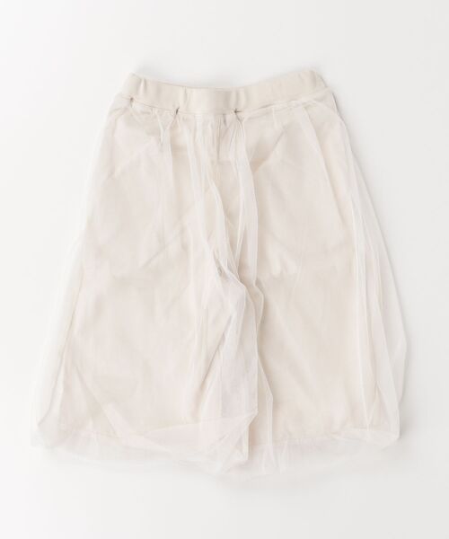 NHT(エヌエイチティー)の「NHT/エヌエイチティー チュールバルーンパンツ(その他パンツ・キッズ・アイボリー/ブラック・110cm/120cm/130cm/140cm/150cm/160cm)」の3枚目の写真