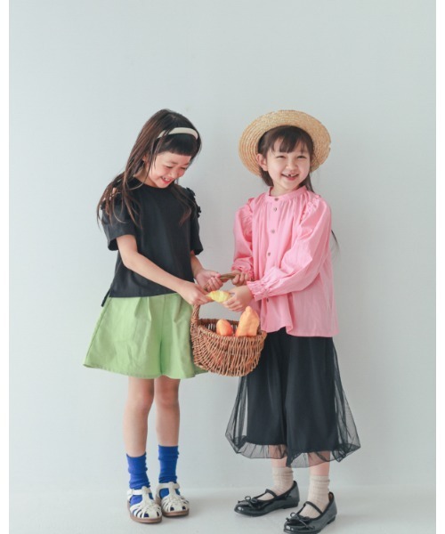 NHT(エヌエイチティー)の「NHT/エヌエイチティー チュールバルーンパンツ(その他パンツ・キッズ・アイボリー/ブラック・110cm/120cm/130cm/140cm/150cm/160cm)」の10枚目の写真