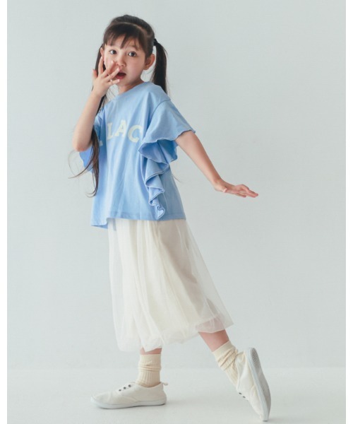 NHT(エヌエイチティー)の「NHT/エヌエイチティー チュールバルーンパンツ(その他パンツ・キッズ・アイボリー/ブラック・110cm/120cm/130cm/140cm/150cm/160cm)」の8枚目の写真