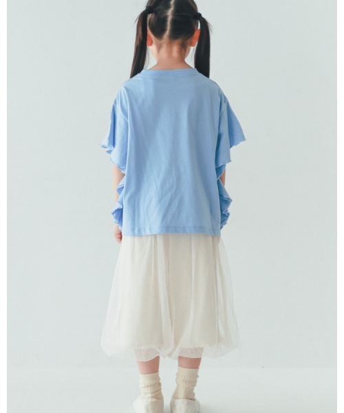 NHT(エヌエイチティー)の「NHT/エヌエイチティー チュールバルーンパンツ(その他パンツ・キッズ・アイボリー/ブラック・110cm/120cm/130cm/140cm/150cm/160cm)」の9枚目の写真