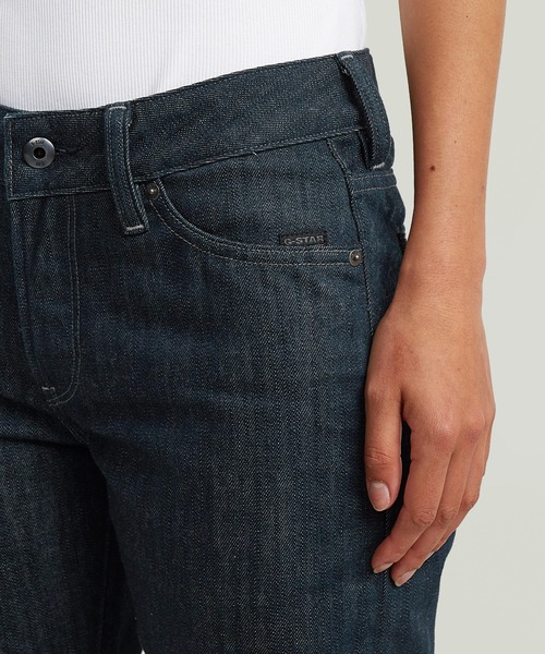 G-STAR(ジースター)の「Lennoxx Slim Straight Jeans/クラシックデザインスリムストレートジーンズ/L28(デニムパンツ・レディース・ダークインディゴブルー・24inch/25inch/26inch/27inch)」の5枚目の写真
