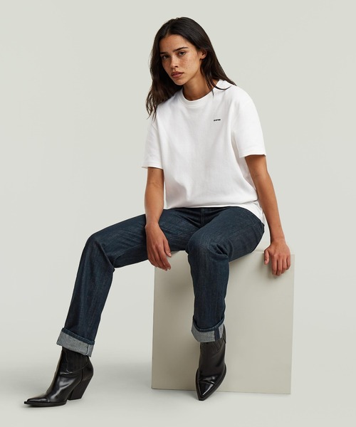 G-STAR(ジースター)の「Lennoxx Slim Straight Jeans/クラシックデザインスリムストレートジーンズ/L28(デニムパンツ・レディース・ダークインディゴブルー・24inch/25inch/26inch/27inch)」の3枚目の写真