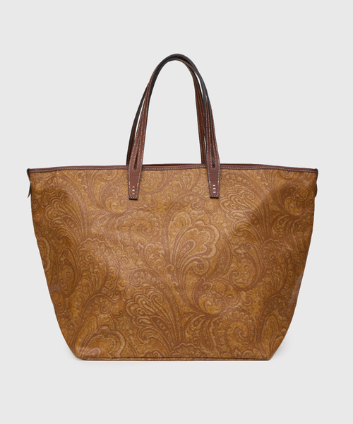 Spick & Span(スピックアンドスパン)の「《一部店舗+WEB限定》A VACATION/ア ヴァケーション ROAM MUSTARD PAISLEY(トートバッグ・レディース・ブラウン・FREE)」の5枚目の写真