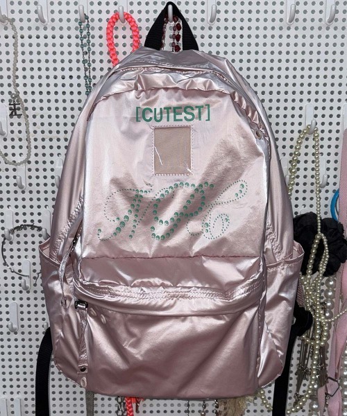 SCULPTOR（スカルプター）の「NPC Metallic Backpack（バックパック/リュック・レディース・ピンク/ホワイト/セージグリーン・FREE）」の7枚目の写真