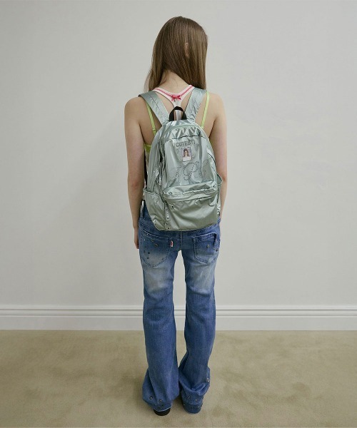 SCULPTOR（スカルプター）の「NPC Metallic Backpack（バックパック/リュック・レディース・ピンク/ホワイト/セージグリーン・FREE）」の6枚目の写真