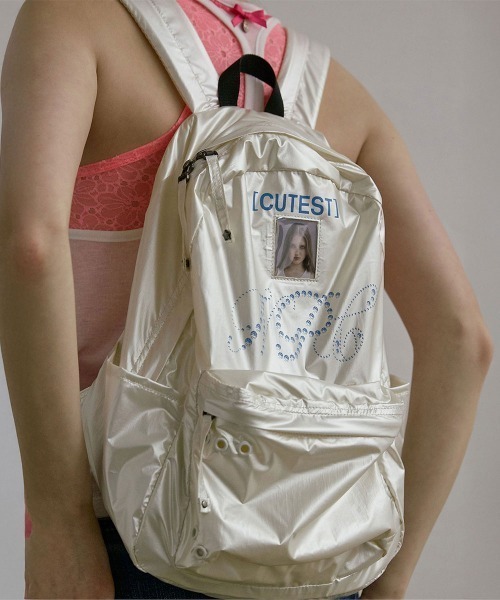 SCULPTOR（スカルプター）の「NPC Metallic Backpack（バックパック/リュック・レディース・ピンク/ホワイト/セージグリーン・FREE）」の18枚目の写真