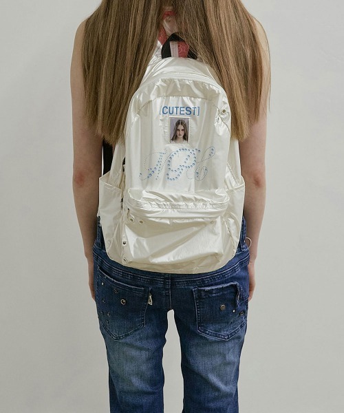 SCULPTOR（スカルプター）の「NPC Metallic Backpack（バックパック/リュック・レディース・ピンク/ホワイト/セージグリーン・FREE）」の17枚目の写真