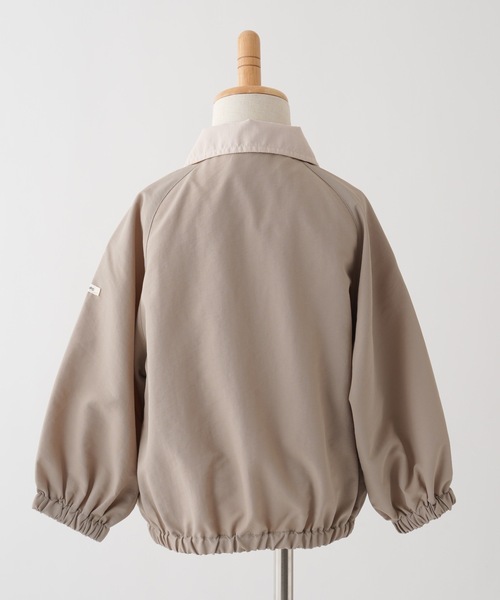 PUPPAPUPO（プッパプーポ）の「ステンカラー ジップアップ ジャケット（ブルゾン・キッズ・グレイッシュベージュ/カーキ/ベージュ・80/100/110/90）」の15枚目の写真