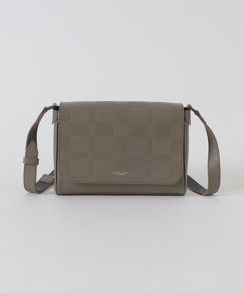 BLACK LABEL CRESTBRIDGE（ブラックレーベル・クレストブリッジ）の「エンボスチェックメッセンジャーバッグ（ショルダーバッグ・メンズ・ブラック/ベージュ系その他5・FREE）」の16枚目の写真