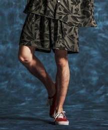 Jih Nunc（ジーヌンク）の「mp14513-ワントーンフラワープリントショートパンツ(JIH-R1163)（その他パンツ）」