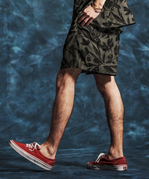 Jih Nunc(ジーヌンク)の「mp14513-ワントーンフラワープリントショートパンツ(JIH-R1163)(その他パンツ・メンズ・グレー/ホワイト/カーキ・L/M/S)」の17枚目の写真