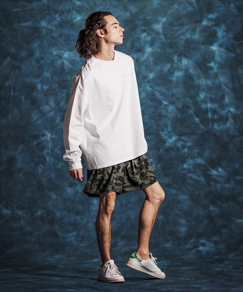 Jih Nunc(ジーヌンク)の「mp14513-ワントーンフラワープリントショートパンツ(JIH-R1163)(その他パンツ・メンズ・グレー/ホワイト/カーキ・L/M/S)」の18枚目の写真