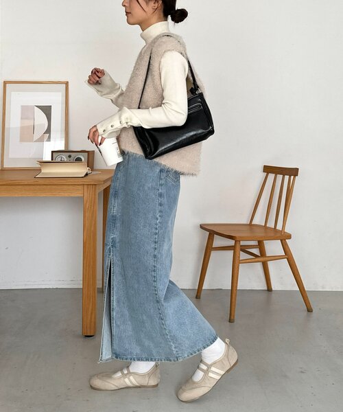 DISCOAT(ディスコート)の「2ストラップバレエスニーカー(スニーカー・レディース・アイボリー/ブラック・MEDIUM/LARGE)」の9枚目の写真