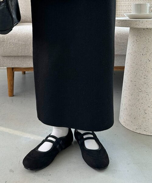 DISCOAT(ディスコート)の「2ストラップバレエスニーカー(スニーカー・レディース・アイボリー/ブラック・MEDIUM/LARGE)」の20枚目の写真