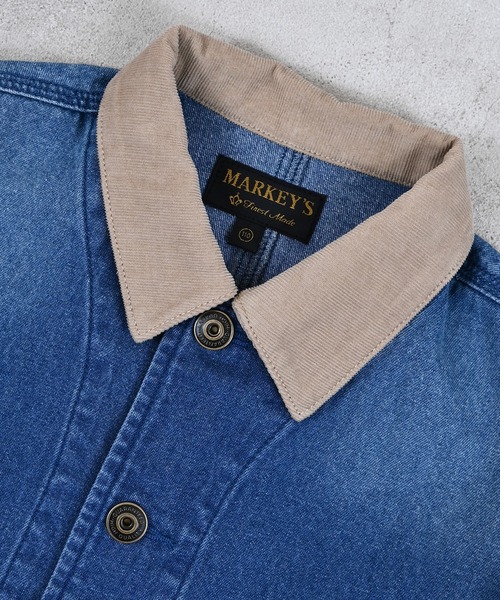 MARKEY'S（マーキーズ）の「デニムカバーオール（デニムジャケット・キッズ・ブルー・90/110/120/130）」の10枚目の写真