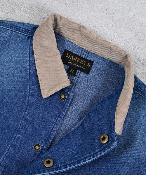 MARKEY'S（マーキーズ）の「デニムカバーオール（デニムジャケット・キッズ・ブルー・90/110/120/130）」の11枚目の写真