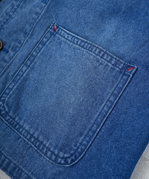 MARKEY'S（マーキーズ）の「デニムカバーオール（デニムジャケット・キッズ・ブルー・90/110/120/130）」の15枚目の写真