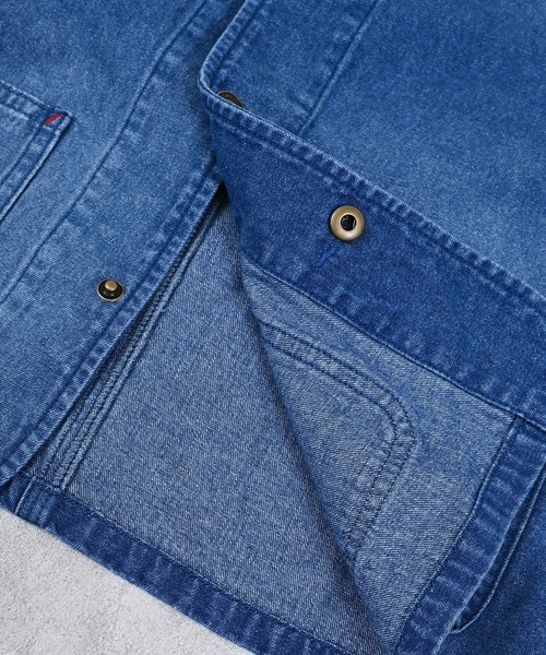 MARKEY'S（マーキーズ）の「デニムカバーオール（デニムジャケット・キッズ・ブルー・90/110/120/130）」の16枚目の写真