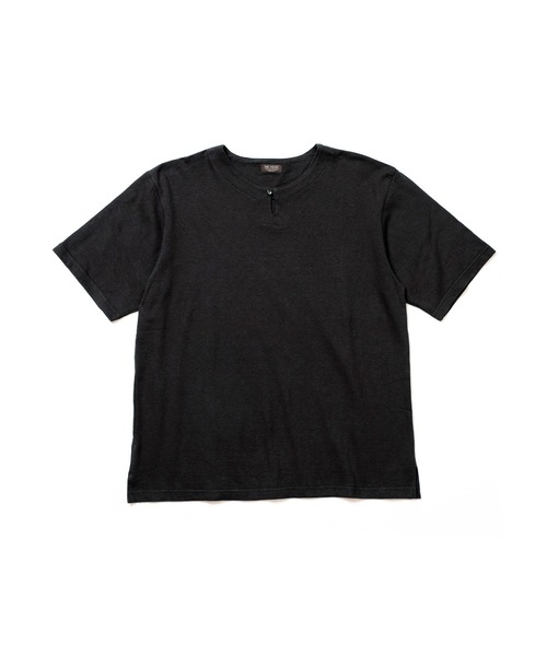 MR.OLIVE（ミスターオリーブ）の「88/12 VINTAGE MATERIAL / KEY NECK T-SHIRT /M261137（Tシャツ/カットソー・メンズ・オフホワイト/ブラック/ブラウン・MEDIUM/LARGE）」の8枚目の写真
