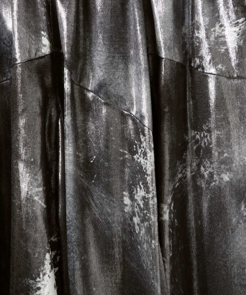 JEANASIS（ジーナシス）の「【選べる着丈】グロッシーイレヘムフレアスカート/646424（スカート・レディース・シルバー系その他/ブルー系その他/ピンク系その他/ブラック系その他・FREE/SMALL）」の11枚目の写真