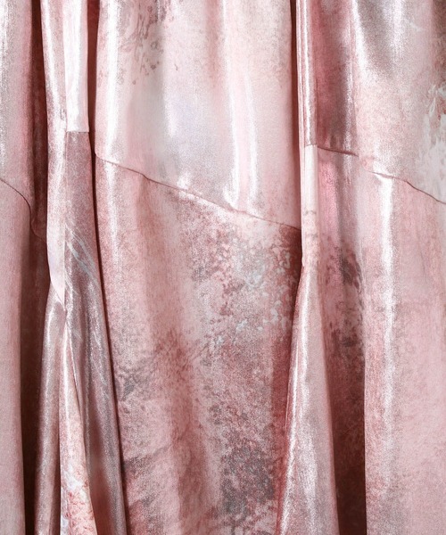 JEANASIS（ジーナシス）の「【選べる着丈】グロッシーイレヘムフレアスカート/646424（スカート・レディース・シルバー系その他/ブルー系その他/ピンク系その他/ブラック系その他・FREE/SMALL）」の12枚目の写真