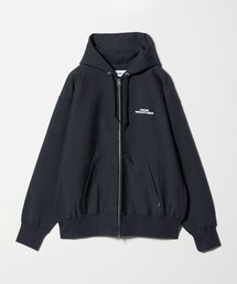 パーカー（ブルー・ネイビー/青色系・ワンポイント）ファッション通販