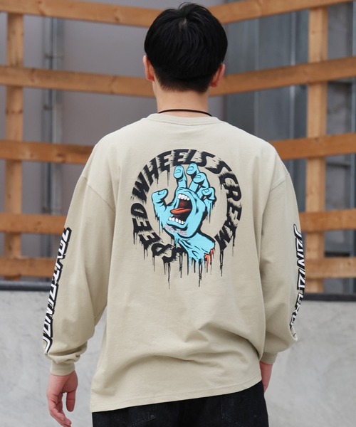 SANTA CRUZ(サンタクルーズ)の「SANTA CRUZ/サンタクルーズ TAGGED SPEED WHEELS L/S T 502261401(Tシャツ/カットソー・メンズ・ホワイト/ブラック・XL/L/M)」の8枚目の写真