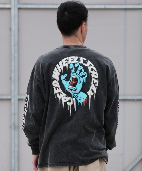SANTA CRUZ(サンタクルーズ)の「SANTA CRUZ/サンタクルーズ TAGGED SPEED WHEELS L/S T 502261401(Tシャツ/カットソー・メンズ・ホワイト/ブラック・XL/L/M)」の6枚目の写真