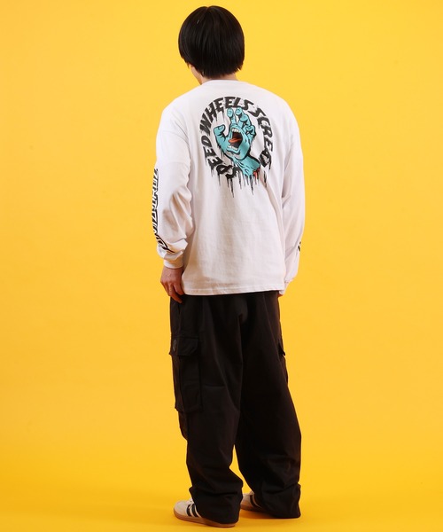 SANTA CRUZ(サンタクルーズ)の「SANTA CRUZ/サンタクルーズ TAGGED SPEED WHEELS L/S T 502261401(Tシャツ/カットソー・メンズ・ホワイト/ブラック・XL/L/M)」の13枚目の写真