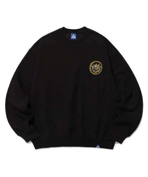 ISTKUNST(イストクンスト)の「LOGO&SMILEY SWEATSHIRTS_BLACK(IK2DFMM440A)(スウェット・レディース・ブラック・S/M/L)」の1枚目の写真