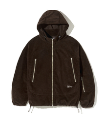 Script Corduroy PCU Jacket - Brown